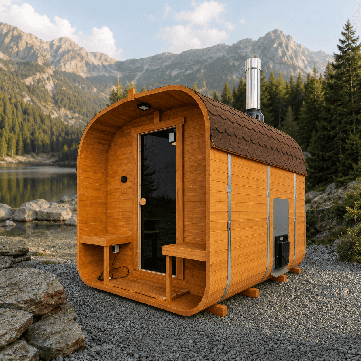 Sauna Ogrodowa QUADRO 340 cm