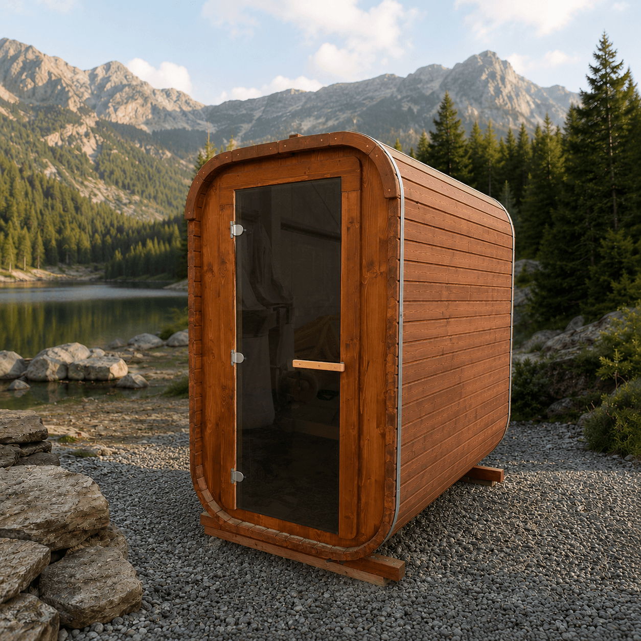 Sauna ogrodowa SOFT RETREAT M 160 - Standard