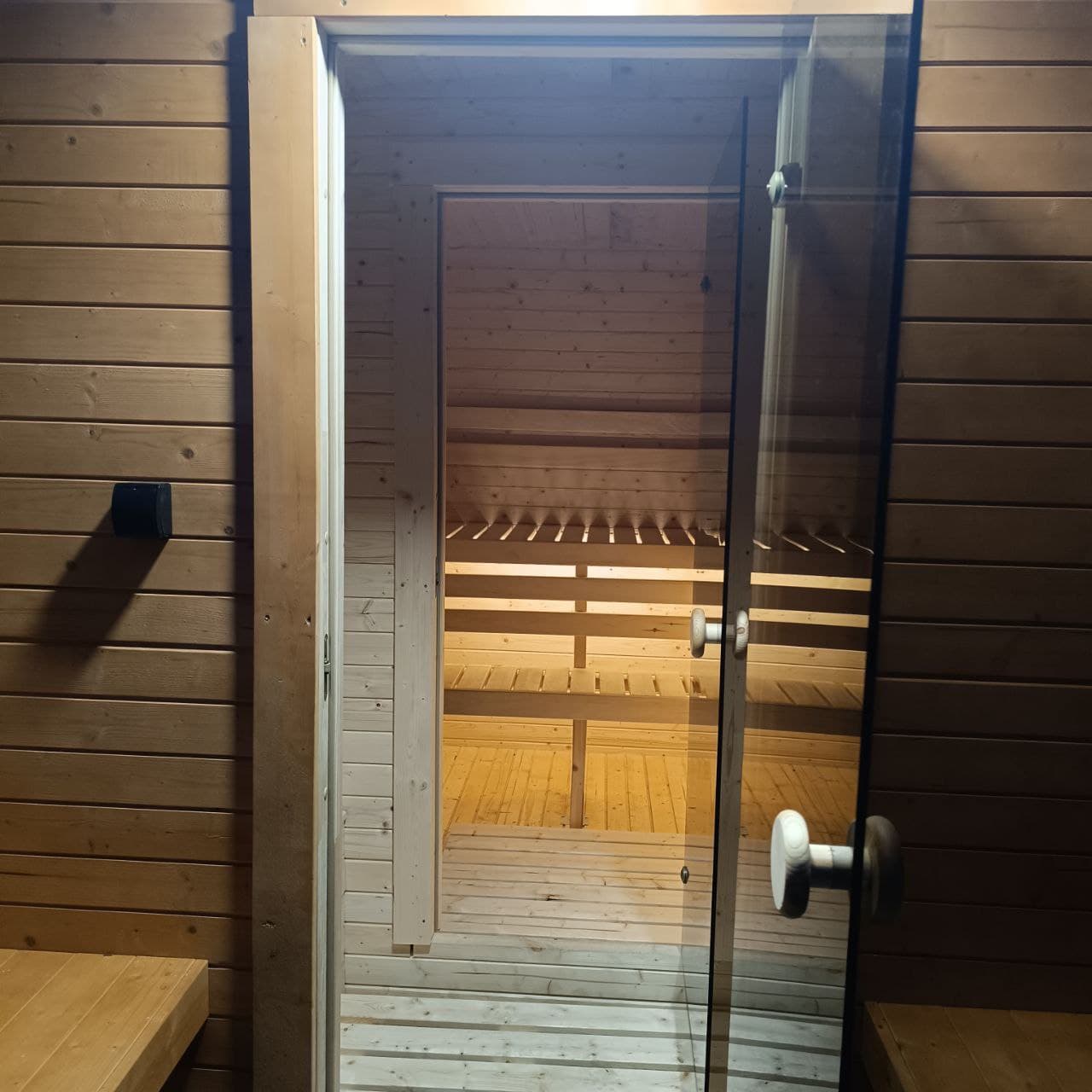 Sauna Ogrodowa QUADRO 340 cm - Z Piecem Elektrycznym miniatura 3