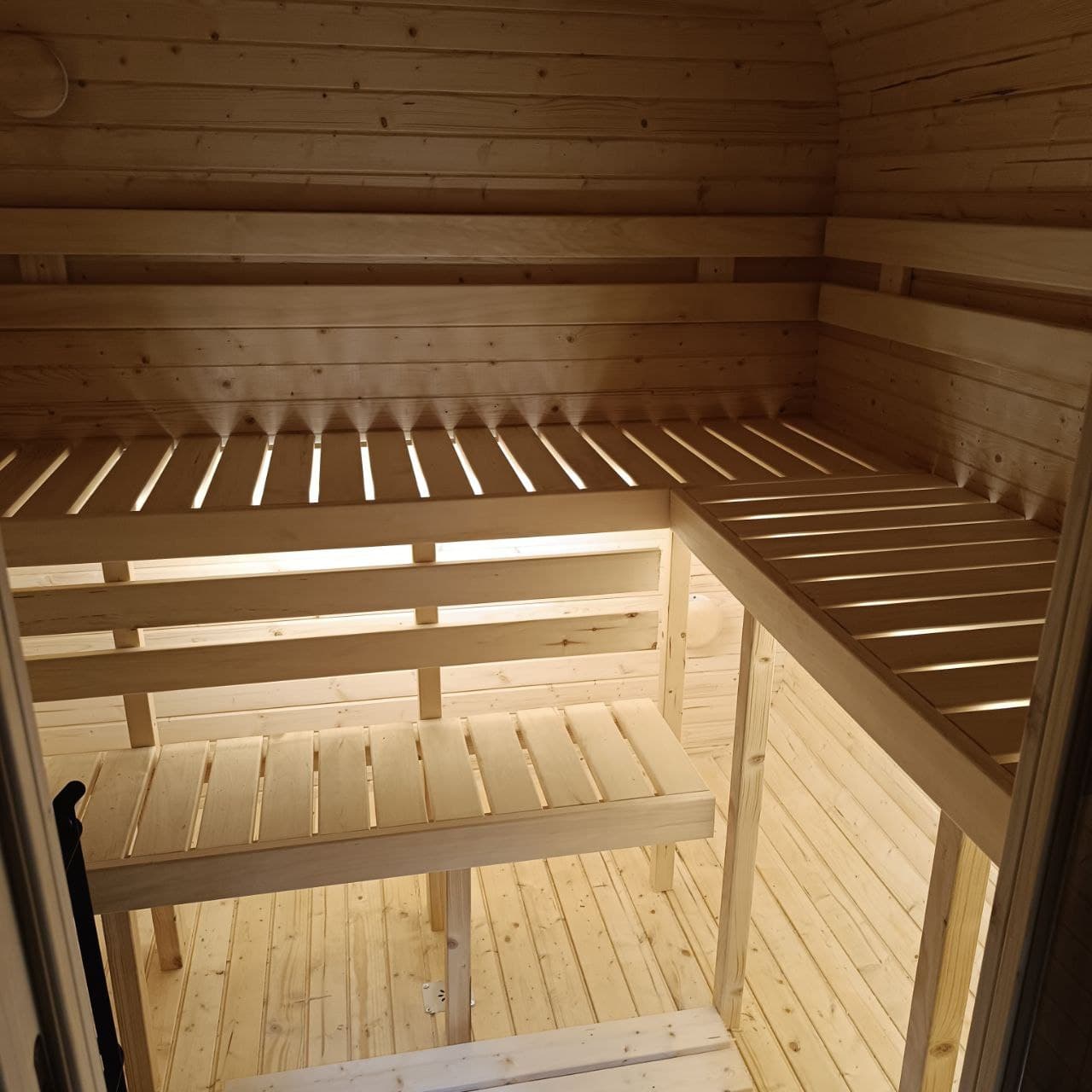 Sauna Ogrodowa QUADRO 340 cm - Z Piecem Elektrycznym miniatura 2
