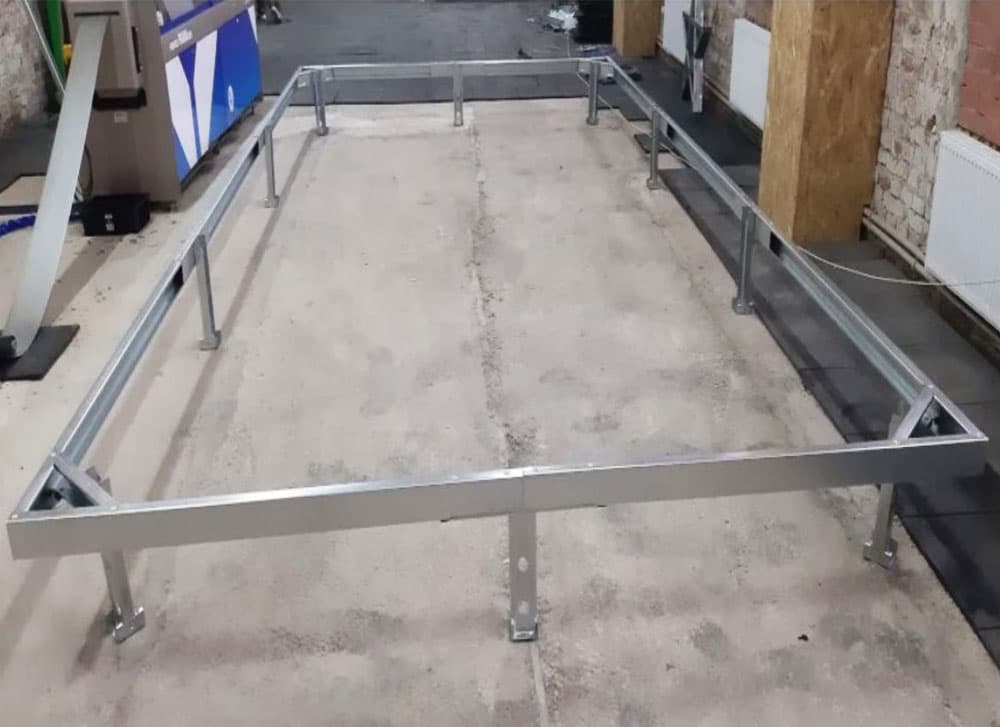 Fundament ocynkowany do szklarnię - 3 m / 4 m miniatura 4