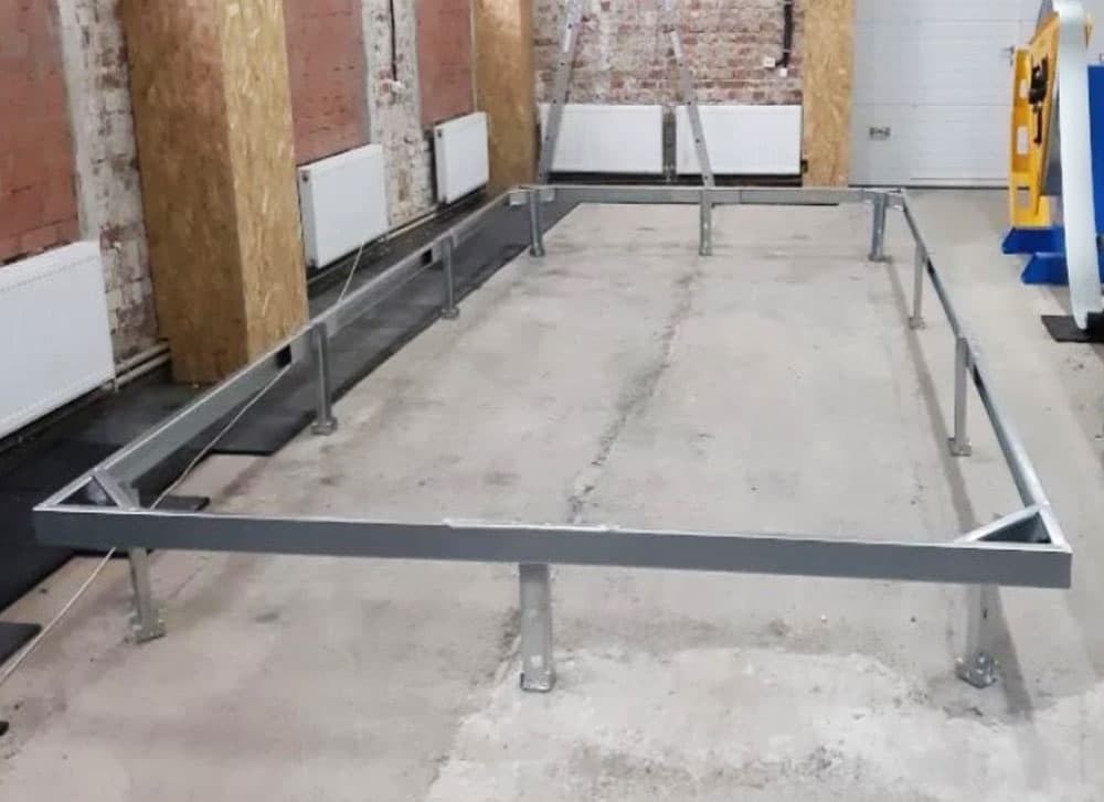 Fundament ocynkowany do szklarnię - 3 m / 4 m miniatura 3