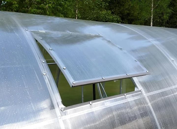 Okno boczne do szklarni łukowej 0,67m - Standard